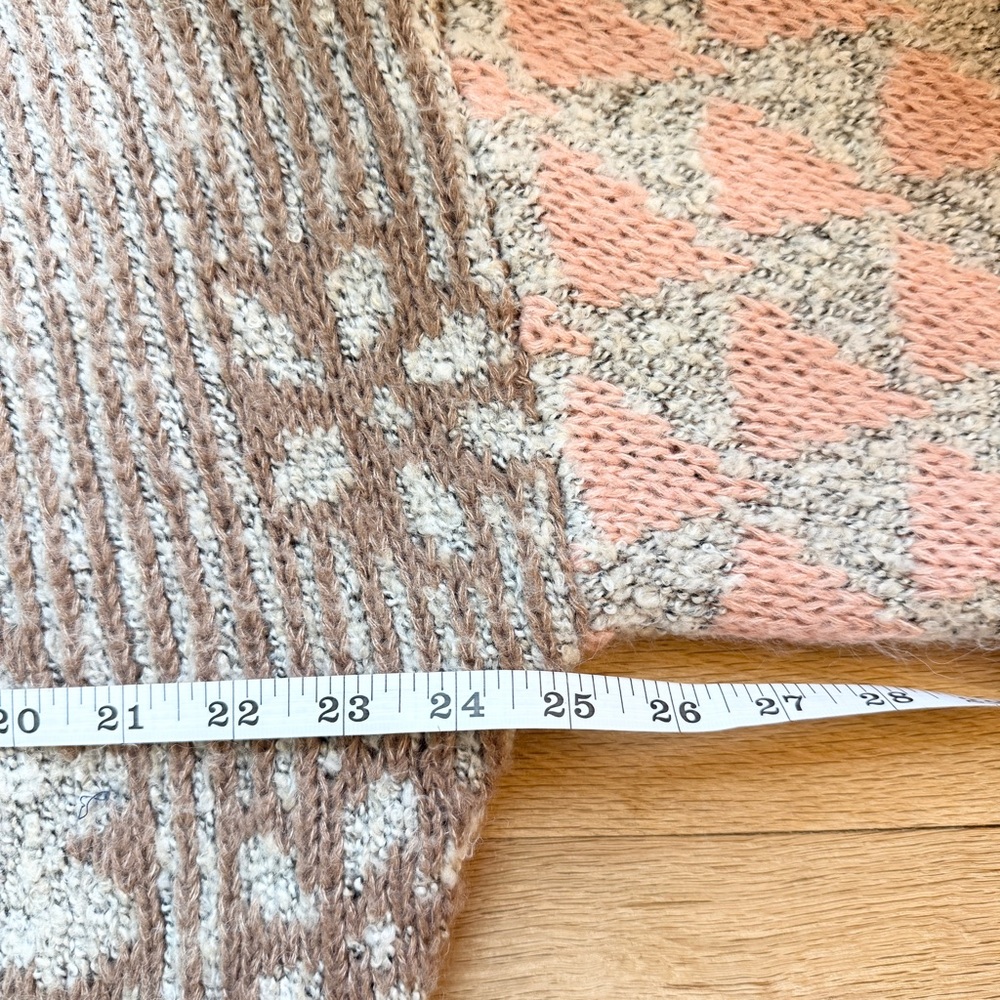 Sincerely Jules Patchwork Floral Chunky Knit Card… - image 7